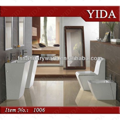 square toilet and basin set_ square sanitary ware set_luxury sanitary ware set